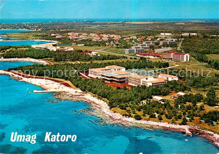 73797127 Umag Umago Istrien Katoro Fliegeraufnahme