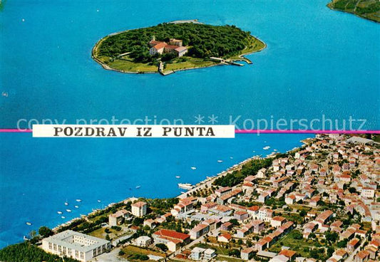 73834632 Punat Otok Krk Croatia Fliegeraufnahme