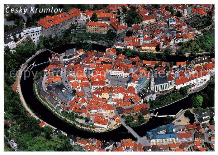 73834926 Cesky Krumlov Krumau Moldau CZ Fliegeraufnahme