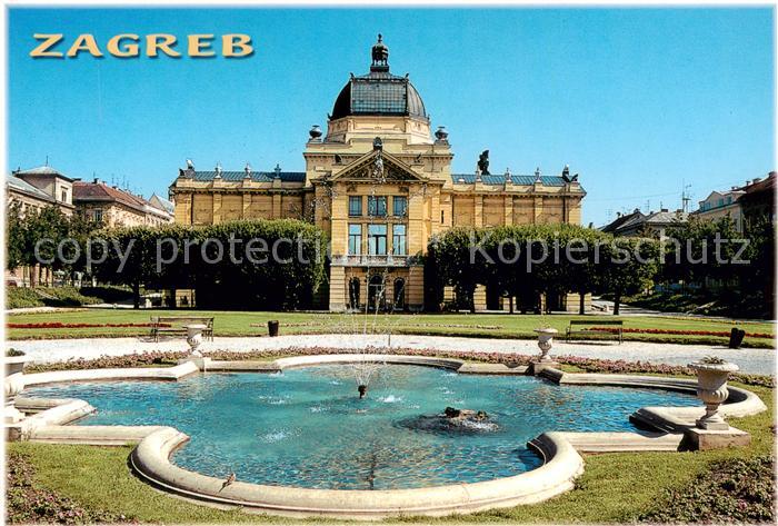 73797711 Zagreb Agram Croatia Schloss Brunnen