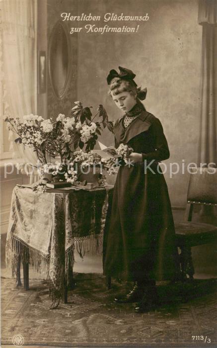 73893763 Foto NPG Nr. 7113/3 Glueckwunsch zur Konfirmation