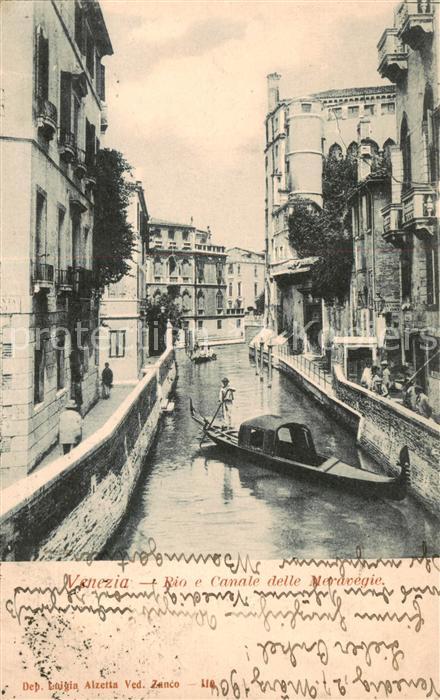 73798378 Venezia Venedig Rio e Canale delle Meravegie