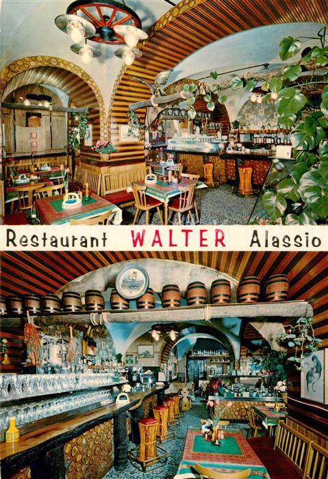 73802615 Alassio Liguria IT Restaurant Walter Gaststube Theke