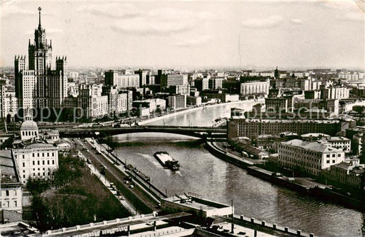 73802902 Moscow Moskva View onto the Moskvoretsky and Kotelnichesky Embankments