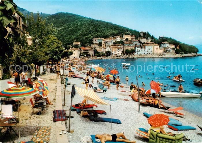 73803720 Moscenicka Draga Croatia Strandpartie