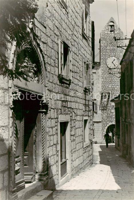 73803750 Rab Croatia Gasse Uhrturm