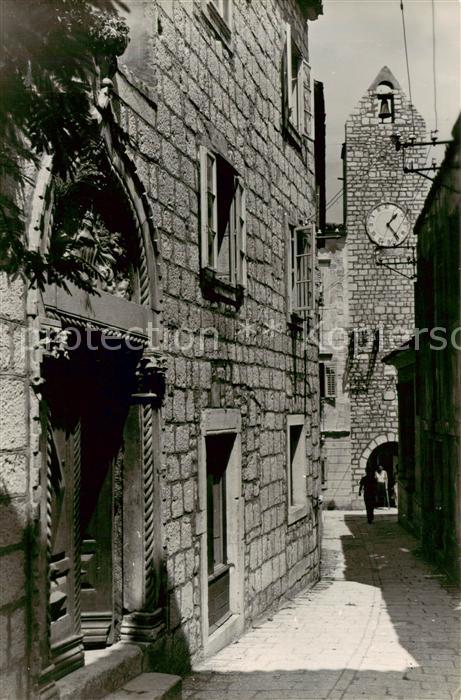 73803759 Rab Croatia Gasse Uhrturm