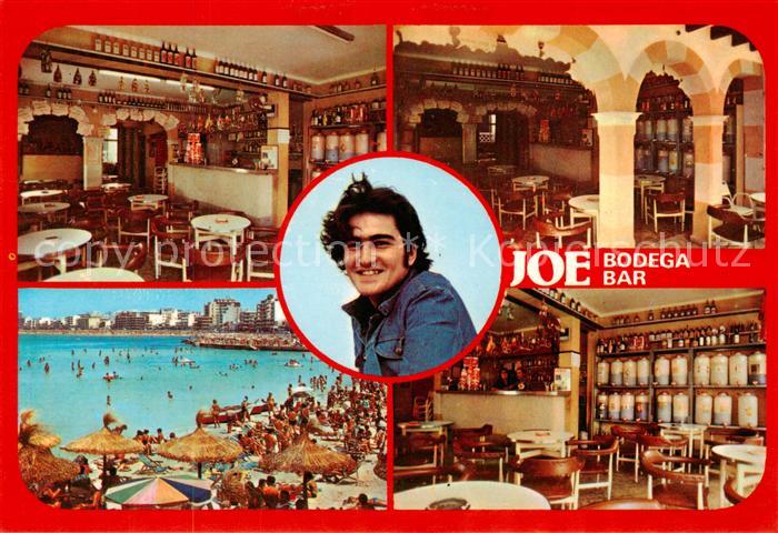 73804650 El Arenal Mallorca ES Bodega Bar Joe Gastraeume Strandpartie