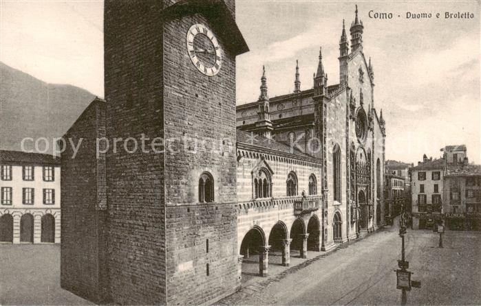 73805185 Como Lago di Como Duomo e Broletto