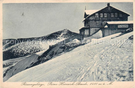 73805348 Riesengebirge Krkonose Karkonosze Prinz Heinrich Baude