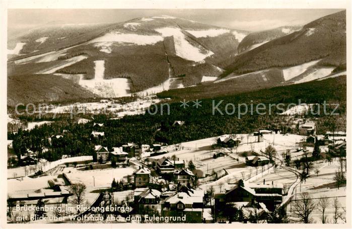 73805514 Brueckenberg Krummhuebel Riesengebirge PL mit Blick ueber Wolfshau und