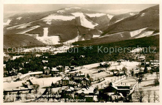 73805514 Brueckenberg Krummhuebel Riesengebirge PL mit Blick ueber Wolfshau und