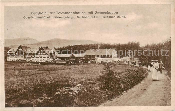 73805644 Ober-Krummhuebel Karpacz Riesengebirge PL Berghotel zur Teichmannbaude