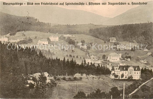 73805772 Riesengebirge Krkonose Karkonosze Blick von Friedrichstal auf Spindelmu