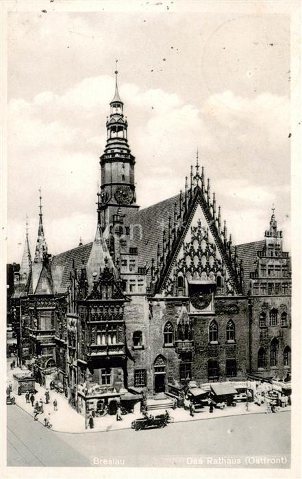 73805856 Breslau Niederschlesien Rathaus