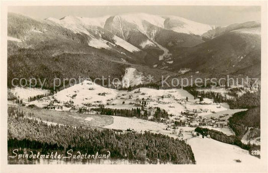 73805938 Spindelmuehle Riesengebirge Spindleruv Mlyn CZ Panorama Sudetenland