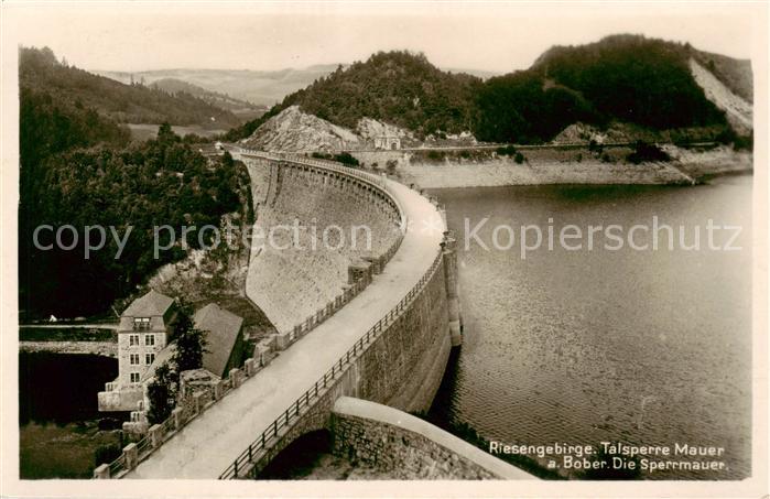 73805968 Mauer Jelenia Gora Bobertalsperre Sperrmauer Riesengebirge