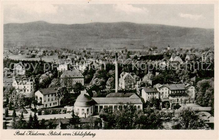 73805985 Bad Kudowa Kudowa-Zdroj Niederschlesien PL Panorama Blick vom Schlossbe