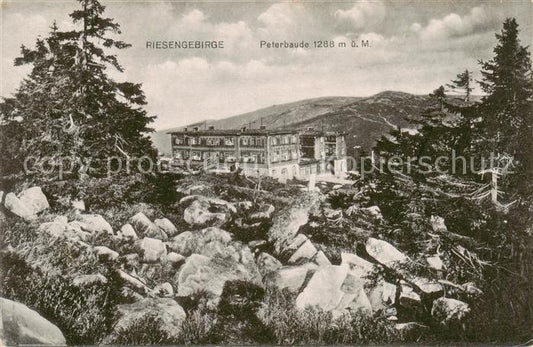 73805987 Spindlermuehle Spindleruv Mlyn CZ Peterbaude im Riesengebirge Stempel