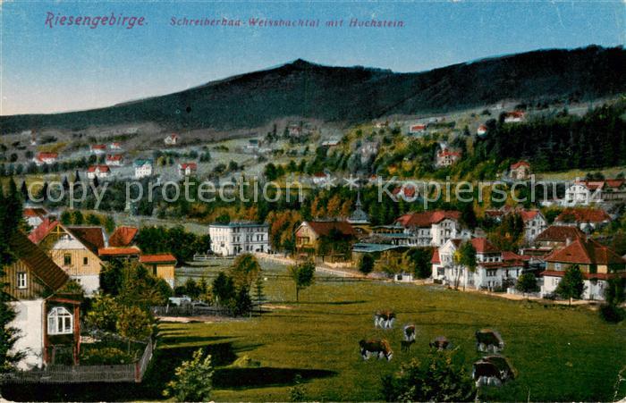 73806694 Schreiberhau Szklarska Poreba Riesengebirge PL Panorama Weissbachtal mi