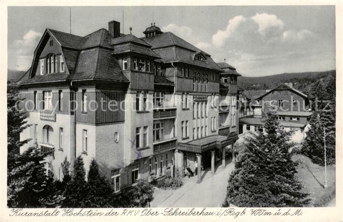 73806718 Ober-Schreiberhau Szklarska Poreba Riesengebirge PL Kuranstalt Hochstei