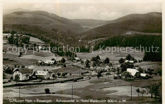 73806816 Hain Giersdorf Riesengebirge PL Rotwassertal mit Hotel Waldmuehle