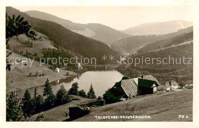 73805842 Krausebauden Riesengebirge PL Talsperre Panorama