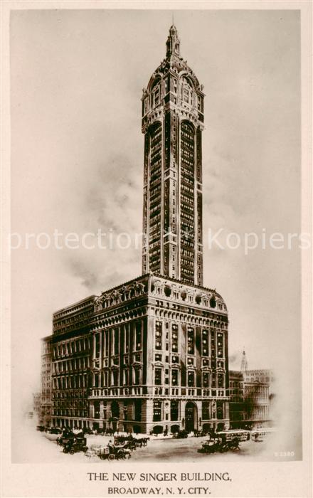 73806942 New York City The New Singer Building Broadway