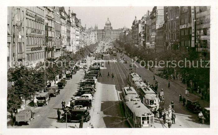 73807854 Praha Prahy Prague Vaclavske namesti Wenzelsplatz Strassenbahn