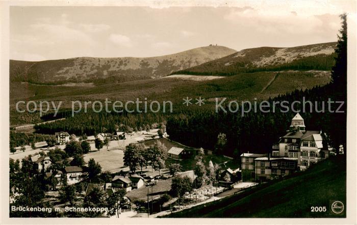 73807451 Brueckenberg Krummhuebel Riesengebirge PL mit Schneekoppe