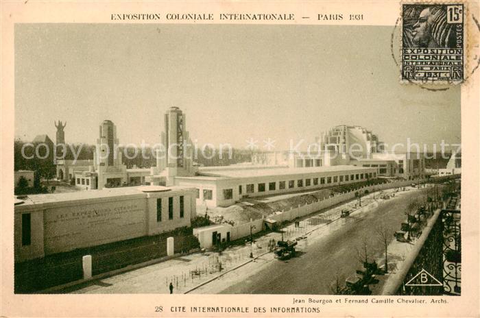 73896855 Exposition Coloniale Internationale Paris 1931 Cite Internationale des