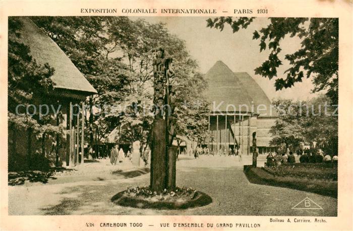 73896857 Exposition Coloniale Internationale Paris 1931 Camerout Togo