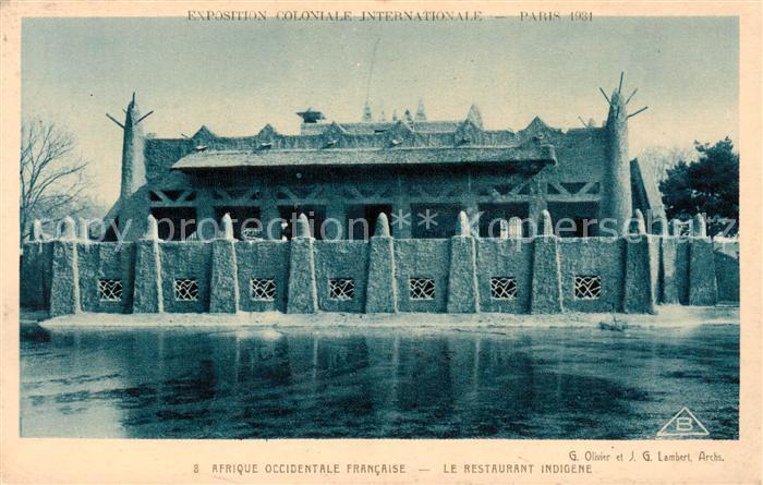 73896865 Exposition Coloniale Internationale Paris 1931 Afrique Occidentale Fran