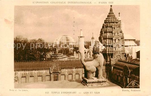 73897295 Exposition Coloniale Internationale Paris 1931 Temple Dangkor Vat