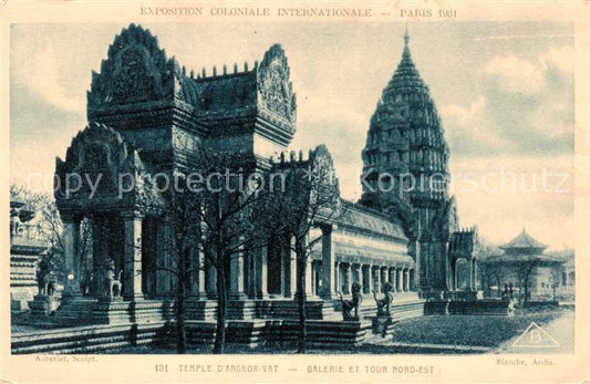 73897307 Exposition Coloniale Internationale Paris 1931 Temple Dangkor Vat