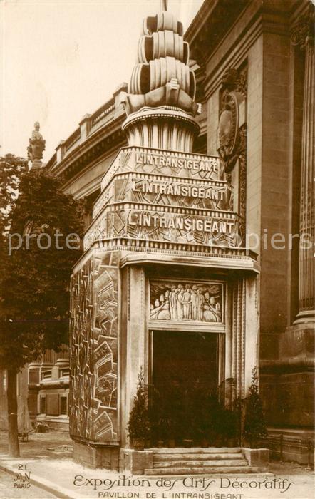 73897309 Foto AN Paris (Noyer) Nr. Nr.21 Exposition des Arts Decoratifs Pavillon