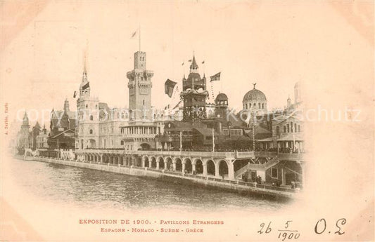 73897311 Exposition Universelle Paris 1900 Pavillon Entrangers