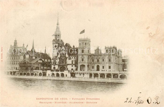 73897312 Exposition Universelle Paris 1900 Pavillon Etrangers