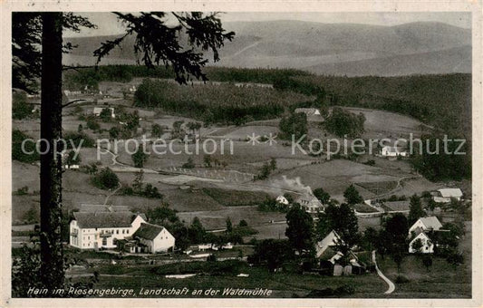 73808497 Hain  Podgorzyn Riesengebirge Landschaft an der Waldmuehle