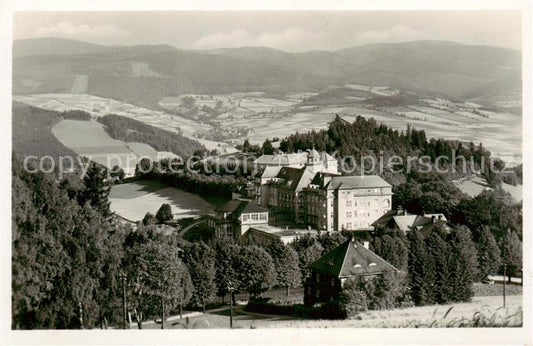 73808997 Bad Graefenberg Schlesien Lazne Jesenik CZ Panorama mit Priessnitzsanat