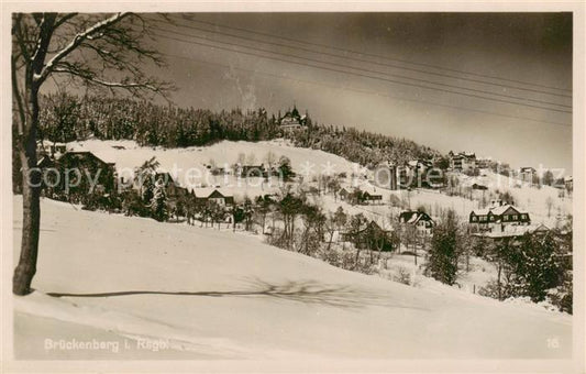 73809022 Brueckenberg Krummhuebel Riesengebirge PL Winterpanorama