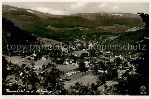 73809042 Krummhuebel Karpacz Riesengebirge PL Panorama mit Hochgebirge