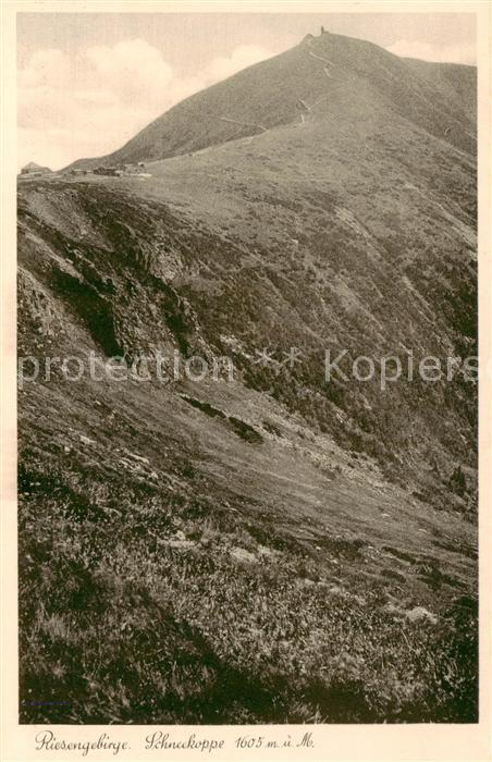 73809047 Krummhuebel Karpacz Riesengebirge PL Schneekoppe mit Bauden