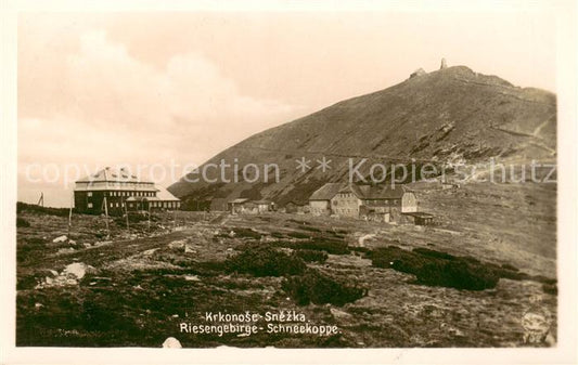 73809131 Riesengebirge Krkonose Karkonosze mit Schneekoppe