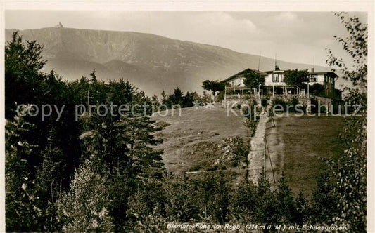 73809187 Riesengebirge Krkonose Karkonosze Bismarckhoehe mit Schneegruben