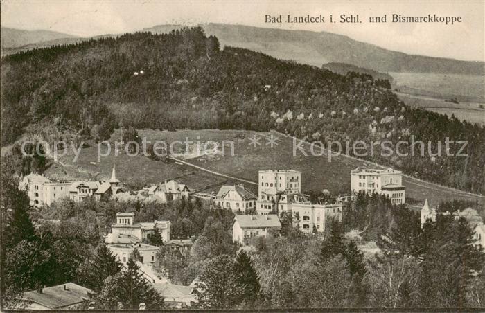 73809243 Bad Landeck Schlesien PL und Bismarckkoppe