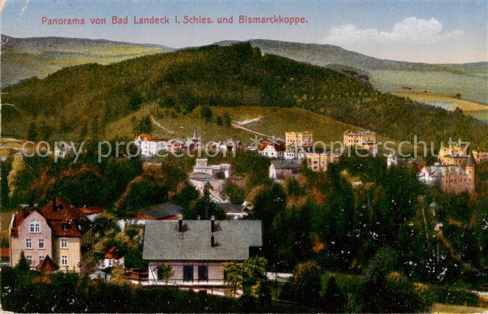 73809258 Bad Landeck Schlesien PL mit Bismarckkoppe