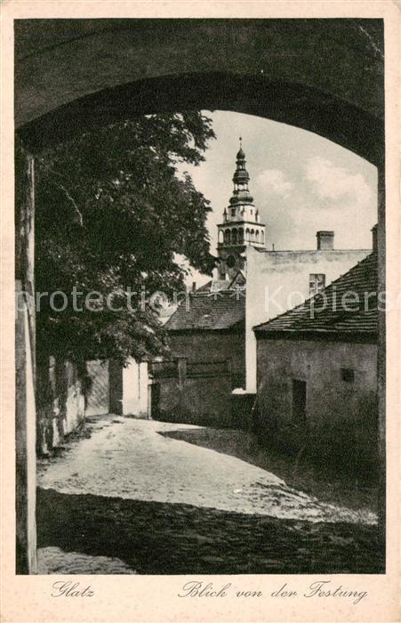 73809929 Glatz Klodzko Niederschlesien Blick von der Festung