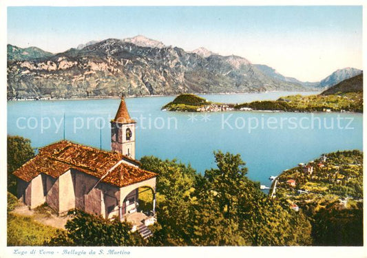 73813254 Bellagio Lago di Como IT Panorama Kirche