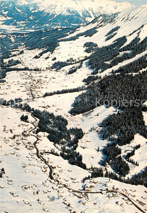 73814011 Riezlern Kleinwalsertal Vorarlberg und Hirschegg Fliegeraufnahme